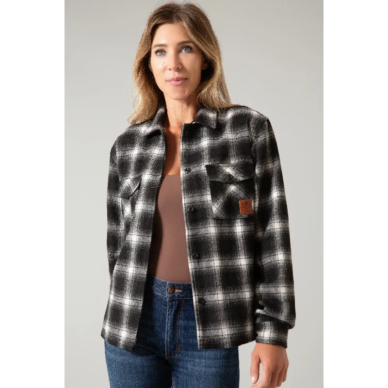 Kimes Ranch Women's Black Spokane Shirt Jacket