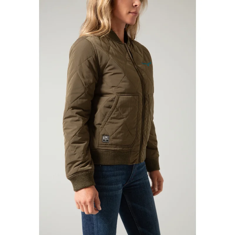 Kimes Ranch Women's Dark Army Marinos Bomber Jacket