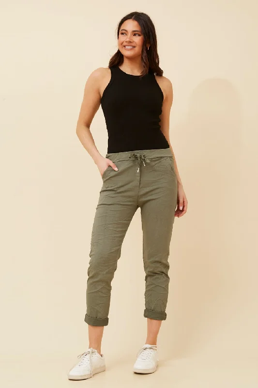 JANJA SOLID JOGGER PANTS