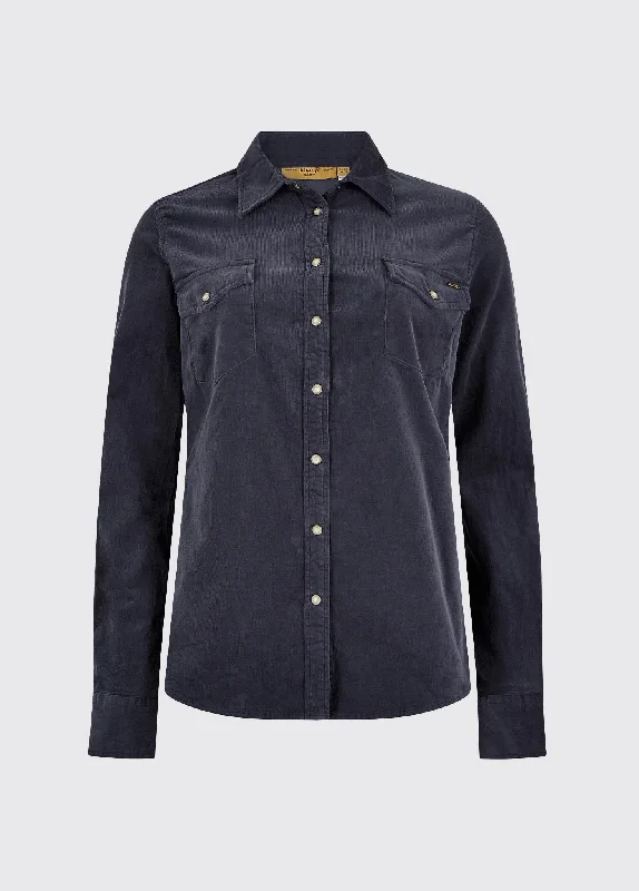 Angelica Pincord Shirt - Indigo