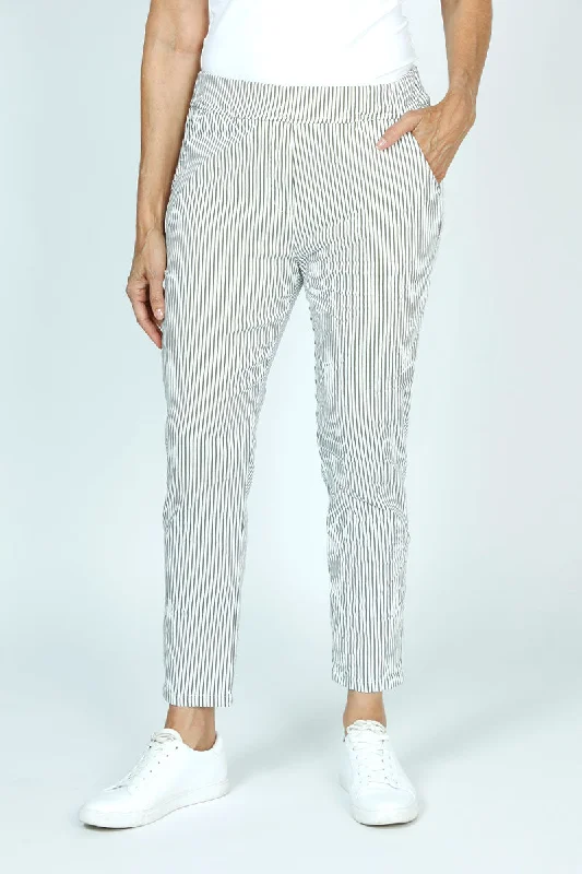 Organic Rags Striped Crop Pant