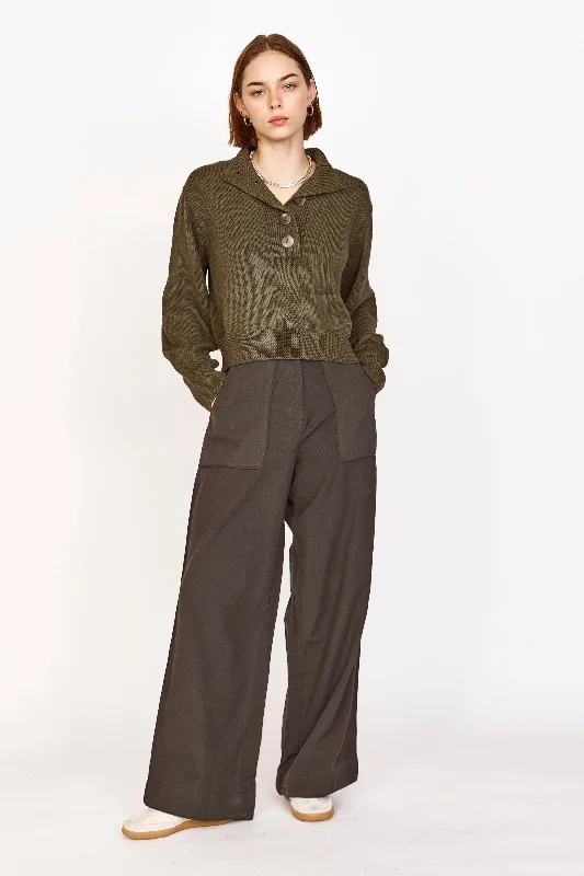 Tivot Pant in Black Olive