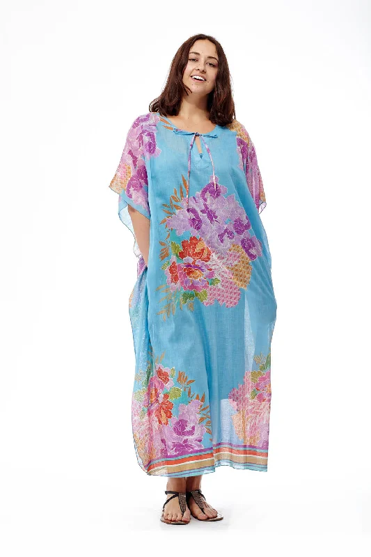 100% Cotton Border Print Caftan