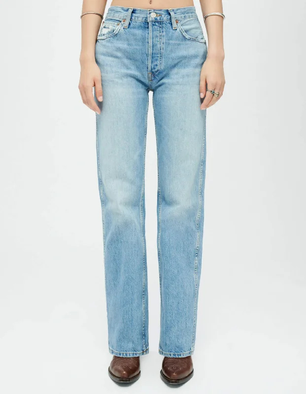 90s High Rise Loose - Worn Blue