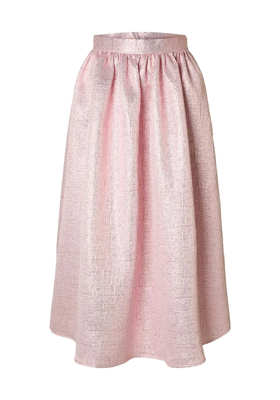 Selected Femme Ella Violet Maxi Skirt, Pink