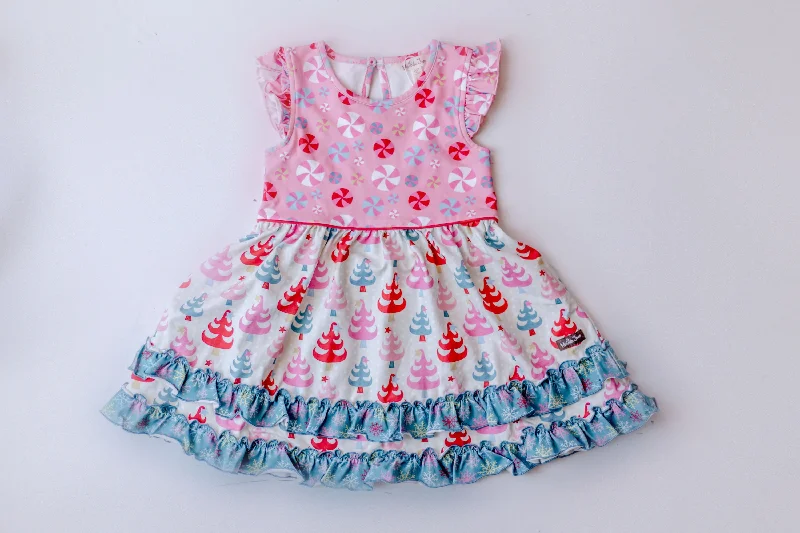 Twinkle Tree Treasures Ruffle Dress (Pre-Order)