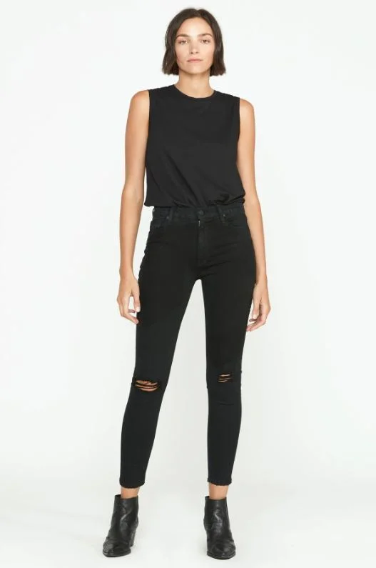 Barbara High Rise Super Skinny Ankle Jean - Tilted