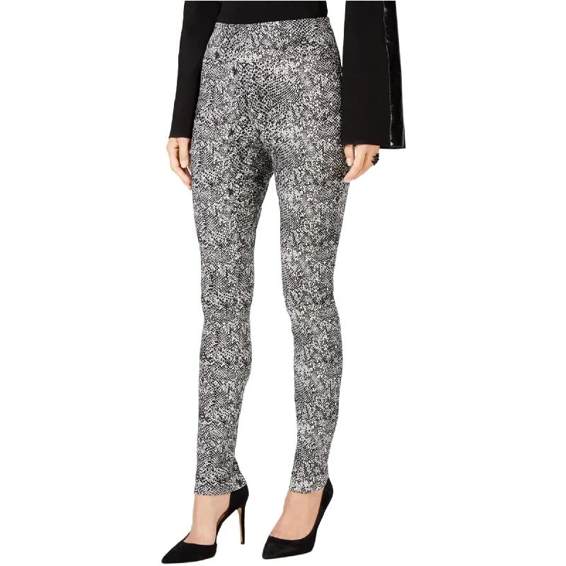 I-N-C Womens Snake Embossed Casual Leggings