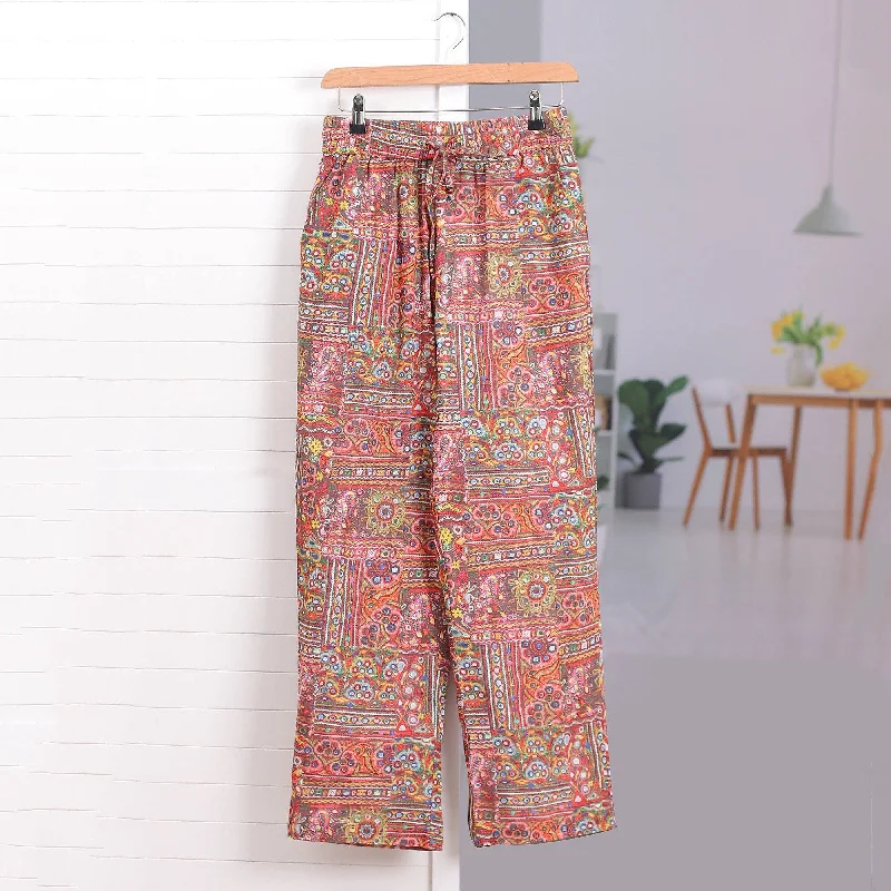 Novica Handmade Banjara Steps Cotton Pants