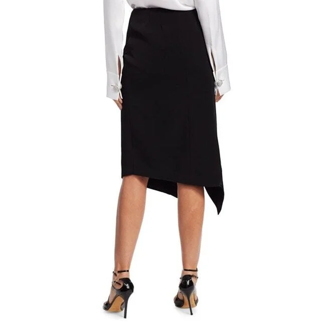 St. John Asymmetric Pencil Skirt Black Size 4