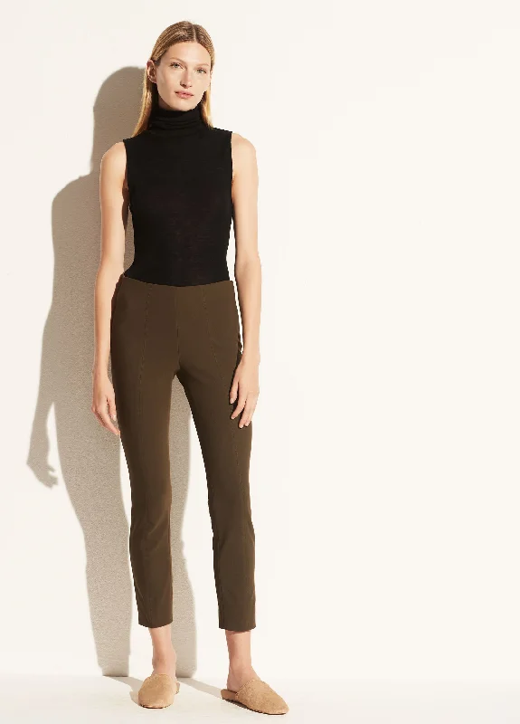 Stitch Front Seam Legging - Mineral Pine