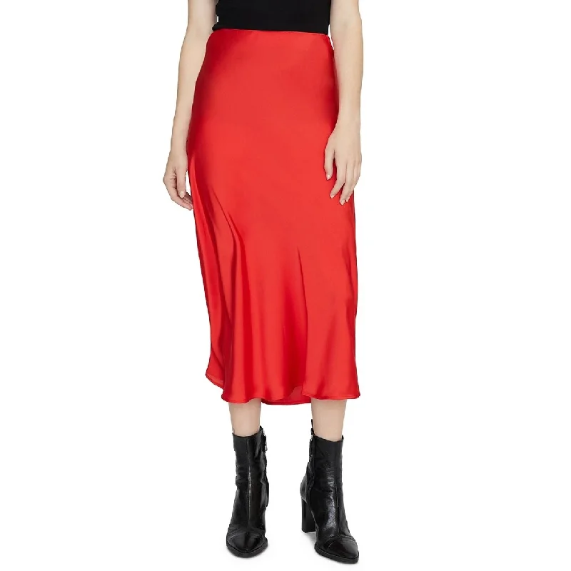 Sanctuary Women's Everyday Midi Skirt Bright Red Size Small